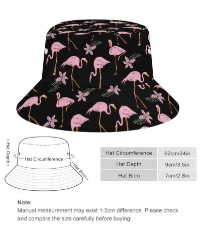 Funny Flamingo Bucket Hat for Women Men, Novelty Fisherman Cap Sun Hat Travel Beach Outdoor Fashion Summer Accessories Flamin...