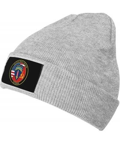 Army Berlin Brigade Veteran Unisex Beanie Winter Warm Skull Hat Knitted Hat Pullover Hat Black Gray $16.10 Skullies & Beanies