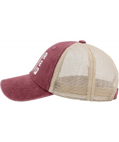 Remember Everyone Deployed Caps Running Cap AllBlack Trucker Hats Women Gifts for Him Golf Hats Wine Red02 $13.79 Sun Hats