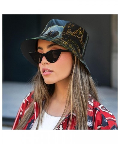 Asian Elephant in The Water Adult Sunshade Bucket hat : Lightweight, Breathable and Foldable Suitable for Outdoor Activities ...