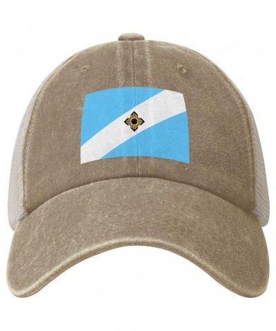 Flag of Madison, Wisconsin (1962-2018) Baseball Cap Women Men Mesh Back Hats Vintage Cowboy Hat Dad Caps Natural $12.77 Cowbo...