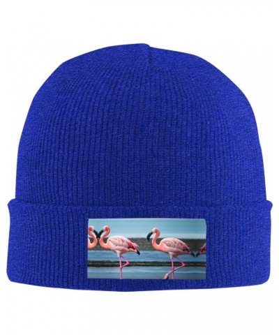 Flamingos On The Beach Velvety Tufted Style,Stretchable Brimless Hat,Knitted Woolen Cap $14.77 Skullies & Beanies