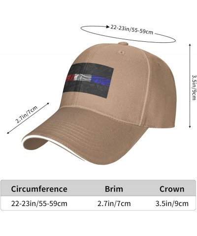 Silk Style Thin Line Red White Blue Flag Baseball Cap for Men Women Adjustabl Unisex Golf Dad Hat Natural $12.13 Baseball Caps