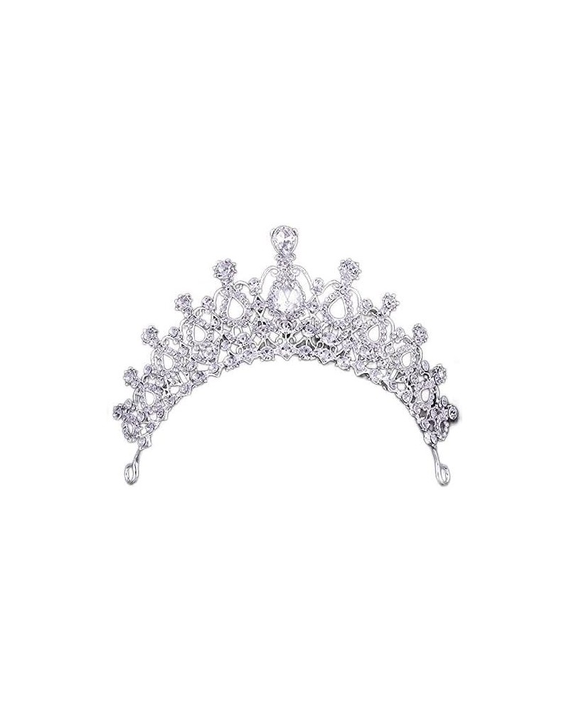 Hair jewelry crown tiaras for women Gorgeous Silver Color Crystal Bridal Tiara Crown Bride Headbands Women Hair Ornaments Wed...