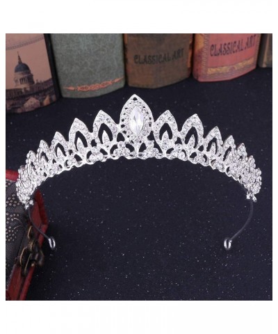 Hair jewelry crown tiaras for women Gorgeous Silver Color Crystal Bridal Tiara Crown Bride Headbands Women Hair Ornaments Wed...