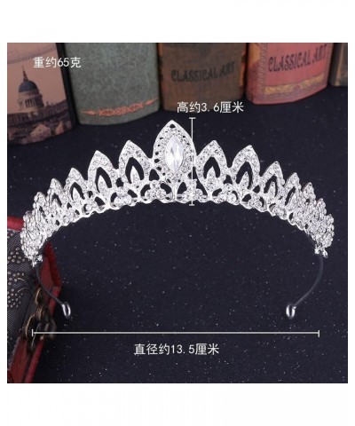 Hair jewelry crown tiaras for women Gorgeous Silver Color Crystal Bridal Tiara Crown Bride Headbands Women Hair Ornaments Wed...