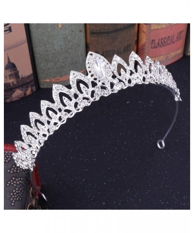 Hair jewelry crown tiaras for women Gorgeous Silver Color Crystal Bridal Tiara Crown Bride Headbands Women Hair Ornaments Wed...