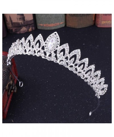 Hair jewelry crown tiaras for women Gorgeous Silver Color Crystal Bridal Tiara Crown Bride Headbands Women Hair Ornaments Wed...