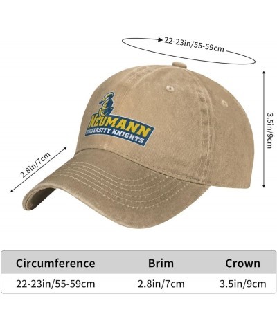 Neumann University Cowboy Hats，Unisex Adjustable for Hat Baseball Cap Casquette Natural $12.99 Cowboy Hats