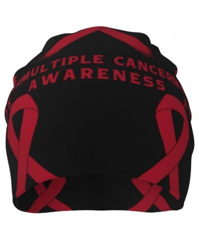 Multiple Cancer Awareness Comfort Elegance Knitted Hat Black Daily for Men Women $12.01 Skullies & Beanies