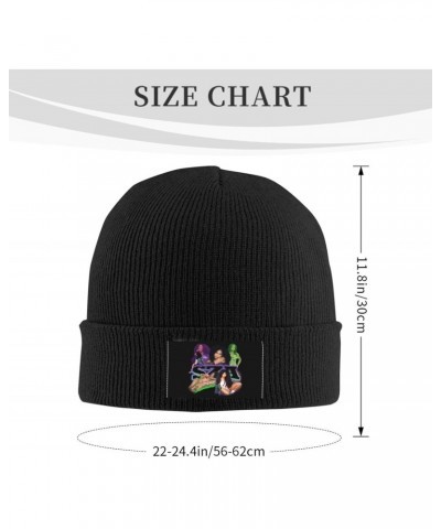 Acrylic Knit Cap SZÁ Slouchy Beanie Hats Lightweight Skull Hats for Mens Women Gift Black $10.59 Skullies & Beanies