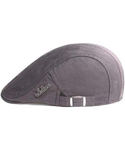 Globalwells Flat Cap Newsboy Ivy Irish hat Beret Hat Cotton Simple Cabbie Scally Cap Coffee $10.39 Newsboy Caps