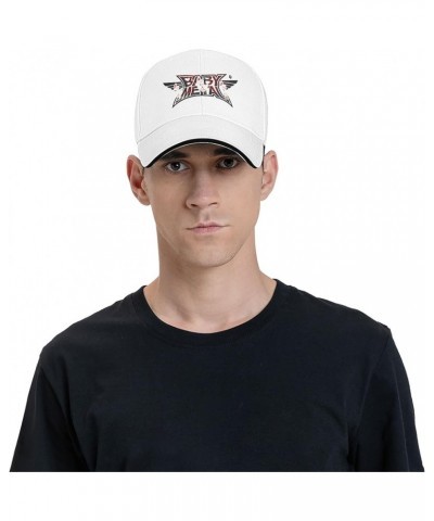 Adjustable Snapback Baseball Cap with Curved Brim Daily Trendy Casual for Unisex White $10.06 Baseball Caps