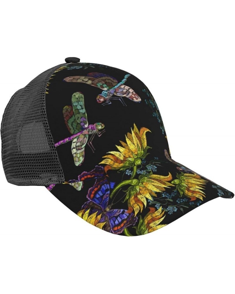 Sunflowers Curved Brim Mesh Baseball Cap Casual Sun Hat All Seasons for Unisex Sunflowers21 $9.27 Baseball Caps