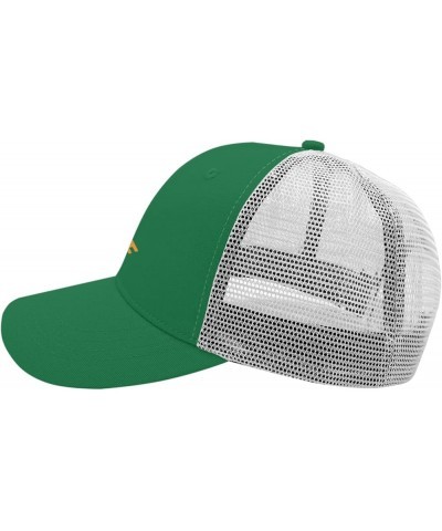 Womens Hat Hanukkah Chanukah Fitted Trucker Hats for Men Hats Snapback Happy Chanukah Retro Mesh Ball Cap Green $11.76 Baseba...