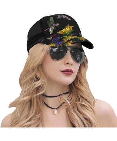 Sunflowers Curved Brim Mesh Baseball Cap Casual Sun Hat All Seasons for Unisex Sunflowers21 $9.27 Baseball Caps