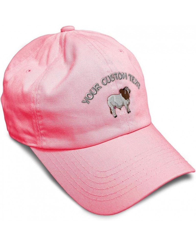 Soft Baseball Cap Western Horse Bull Farm Animal Cattle Brahman Cattle Cotton Tame Dad Hats for Men & Women Coral Personalize...