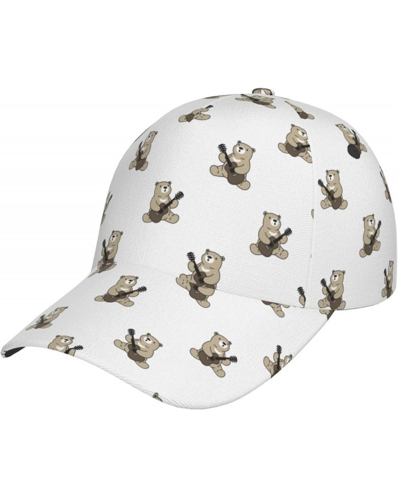 Cute Dog Baseball Cap Men Women - Classic Adjustable Plain Hat Cute Bear1 $23.42 Baseball Caps