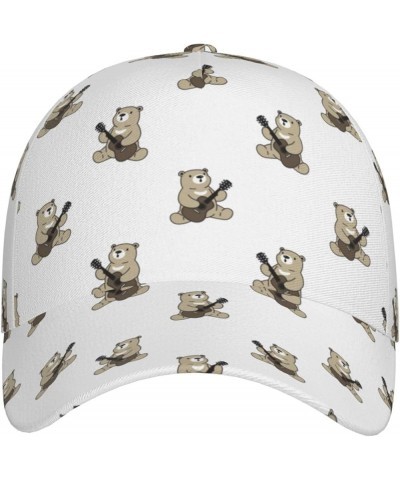 Cute Dog Baseball Cap Men Women - Classic Adjustable Plain Hat Cute Bear1 $23.42 Baseball Caps