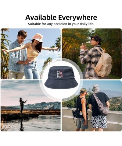 Peru It's in My DNA Bucket Hat for Men Women Outdoor Washed Cotton Sun Hats Travel Beach Hat Navy Blue $12.67 Bucket Hats