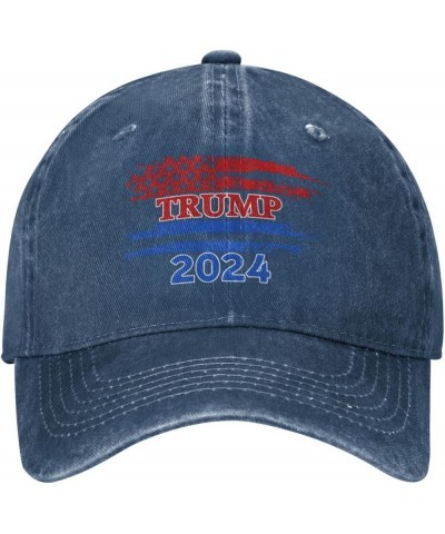 Trumps 2024 Cowboy Hat Men Vintage Baseball Cap Women Dad Hat Sun Hat Adjustable Trucker Hat Black Navy Blue $8.32 Baseball Caps