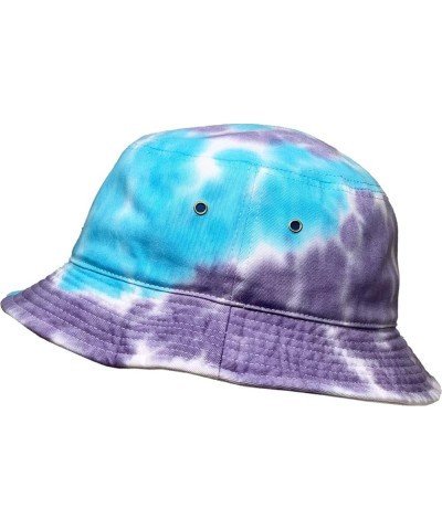 KBETHOS® 100% Cotton Washed Bucket Hat Tiedye Aqua Purple $11.19 Bucket Hats