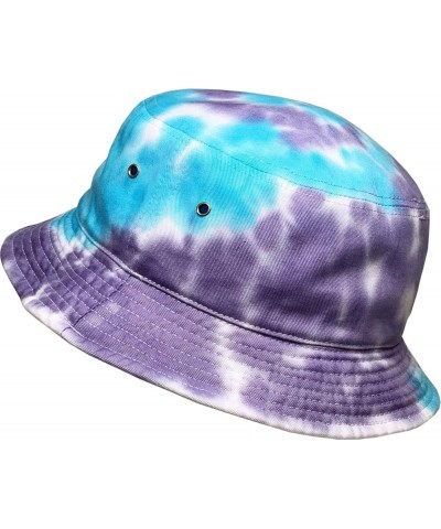 KBETHOS® 100% Cotton Washed Bucket Hat Tiedye Aqua Purple $11.19 Bucket Hats