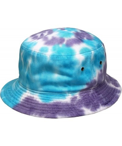 KBETHOS® 100% Cotton Washed Bucket Hat Tiedye Aqua Purple $11.19 Bucket Hats