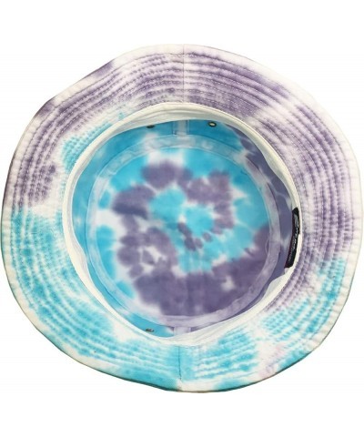 KBETHOS® 100% Cotton Washed Bucket Hat Tiedye Aqua Purple $11.19 Bucket Hats