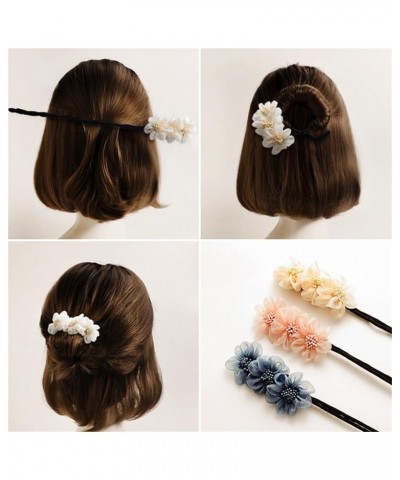 Trendy Hair Curler Women Flower Hair Clip Bun Curler Braider Hairstyle Twist Elegant French Maker Tool Elegant Hair Curler A ...