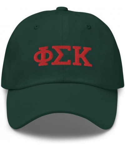 Phi Sigma Kappa Fraternity Classic Dad Hat - Premium Chino Cotton Twill Cap Spruce Phi Sigma Kappa 4 $19.59 Baseball Caps