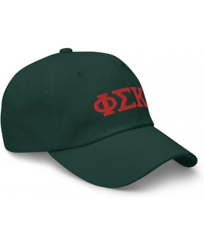 Phi Sigma Kappa Fraternity Classic Dad Hat - Premium Chino Cotton Twill Cap Spruce Phi Sigma Kappa 4 $19.59 Baseball Caps