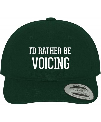 I'd Rather Be Voicing - Soft Dad Hat Baseball Cap Forest $22.00 Baseball Caps