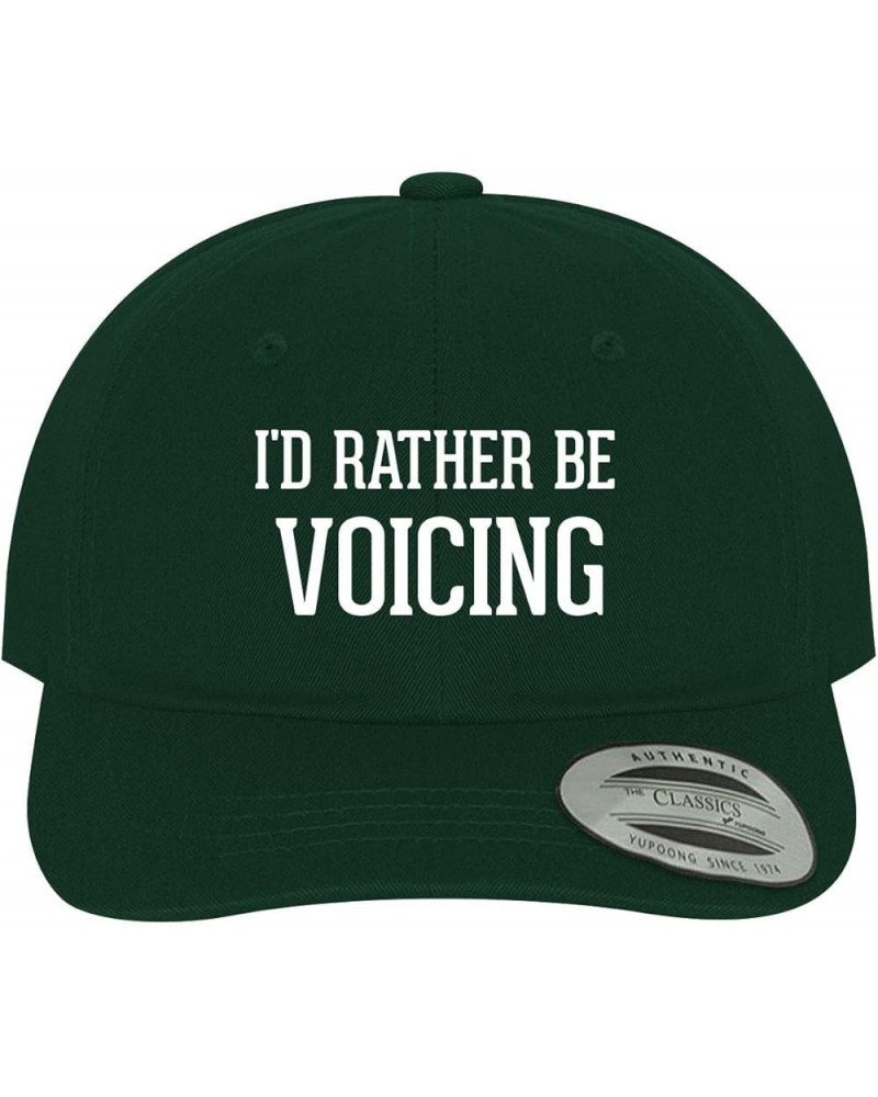 I'd Rather Be Voicing - Soft Dad Hat Baseball Cap Forest $22.00 Baseball Caps