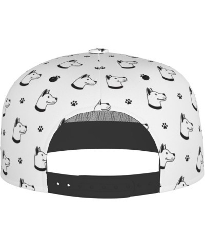 Cute Dog Baseball Cap, Flat Brim Trucker Hat, Buckle Adjustable Cute Dog14 $10.19 Baseball Caps