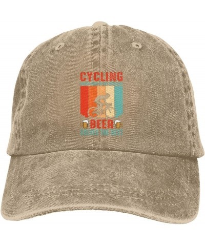 Cycling Solves Most of My Problems Beer Solves The Rest Dad Hat Vintage Baseball Cap for Men Women Hats Gifts Trucker Caps Na...