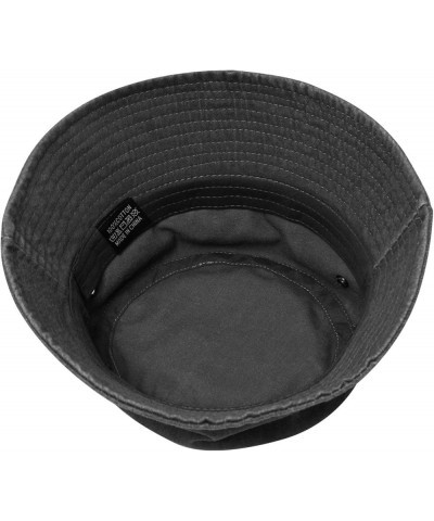 Saaremaa Valla Lipp Bucket Hat for Men Women Outdoor Washed Cotton Sun Hats Travel Beach Hat Black $12.67 Bucket Hats