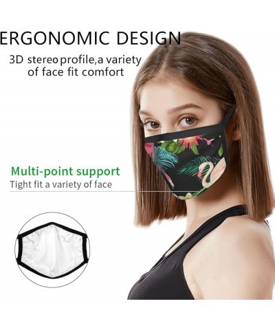 Breathable Face Mask 3 Pcs Balaclavas with Elastic Ear Loops Washable Face Cover Pattern (205) $9.85 Balaclavas