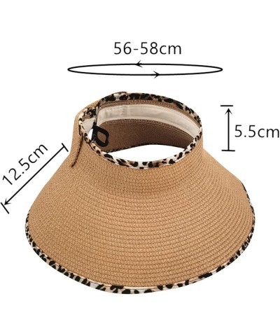 Womens Summer Fashion Casual Beach Holiday Sun Bow Straw Hat Sun Hat Boy Beach Hat Coffee-c $8.60 Sun Hats