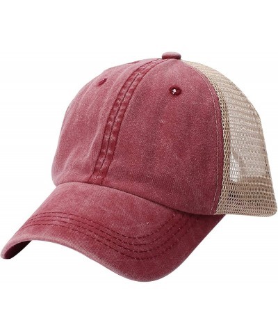 Solid Color Women's 2PC Hat Outdoors Summer Sports Cap Casual and Baseball Men's Summer Baseball Caps Fall2016 Fashion Wine-b...