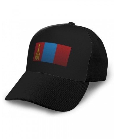 Flag of The Mongolian People's Republic Knitting Effect Baseball Cap Women Men Hat Outdoor Leisure Sun Hat Adjustable Truck D...