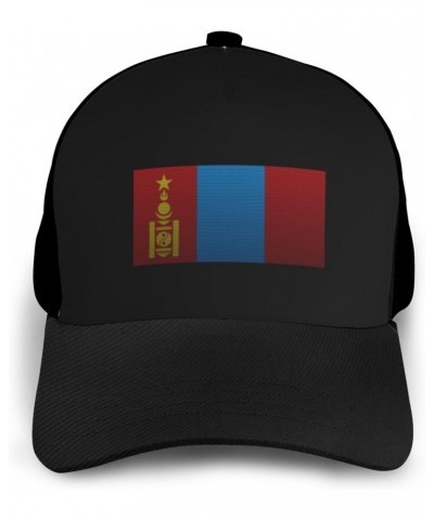 Flag of The Mongolian People's Republic Knitting Effect Baseball Cap Women Men Hat Outdoor Leisure Sun Hat Adjustable Truck D...