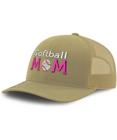 Trucker Baseball Cap Softball Mom Cotton Dad Hats for Men & Women Khaki $15.39 Baseball Caps