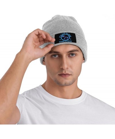 Its 5 O' Clock Somewhere Beanie Men Women Warm Knit Hat Funny Fashion Winter Cap Gray $11.87 Skullies & Beanies