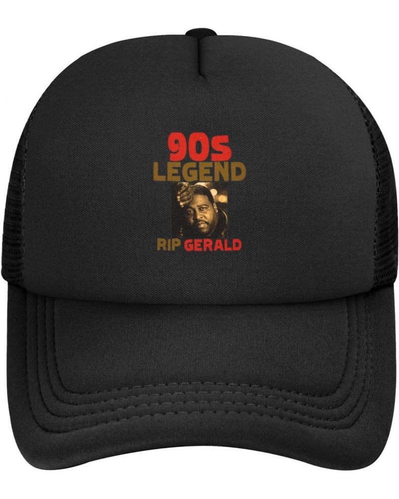 Gerald Singer Levert Mesh Hat Baseball Cap Adult Fashion Dad Hat Outdoor Cap Adjustable Trucker Hat for Men Womens Black $10....