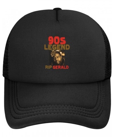 Gerald Singer Levert Mesh Hat Baseball Cap Adult Fashion Dad Hat Outdoor Cap Adjustable Trucker Hat for Men Womens Black $10....