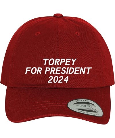 Torpey for President 2024 - Comfortable Dad Hat Baseball Cap Red $14.01 Baseball Caps