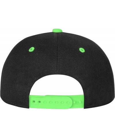 Krav MAGA Adult Flat Brim Contrast Hip Hop Hat Flat Brim Baseball Adjustable Snapback Trucker Cap Green $8.66 Baseball Caps