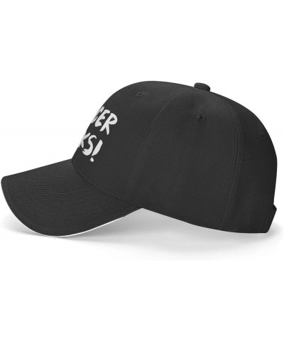 Cancer Sucks Adjustable Sandwich Peaked Cap Outdoor Sports Baseball Cap Trucker Cap Mesh Cap Black $11.77 Baseball Caps