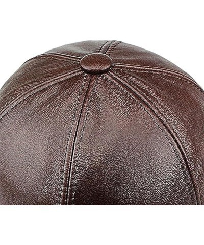 Men Genuine Leather Skullcap,Sailor Cap Hat,Retro Rolled Cuff Brimless Cap Black Cashmere L $17.79 Newsboy Caps